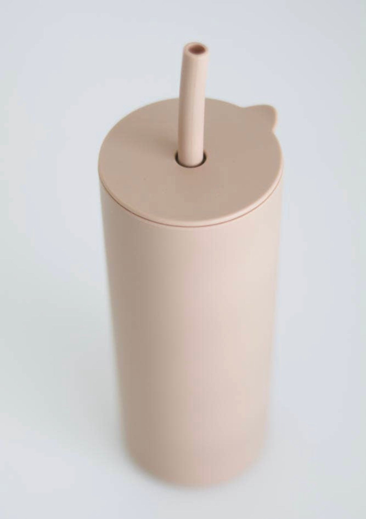 Silicone Tumbler with Straw