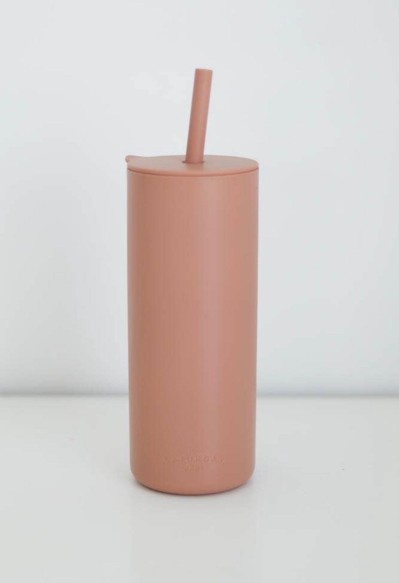 Silicone Tumbler with Straw